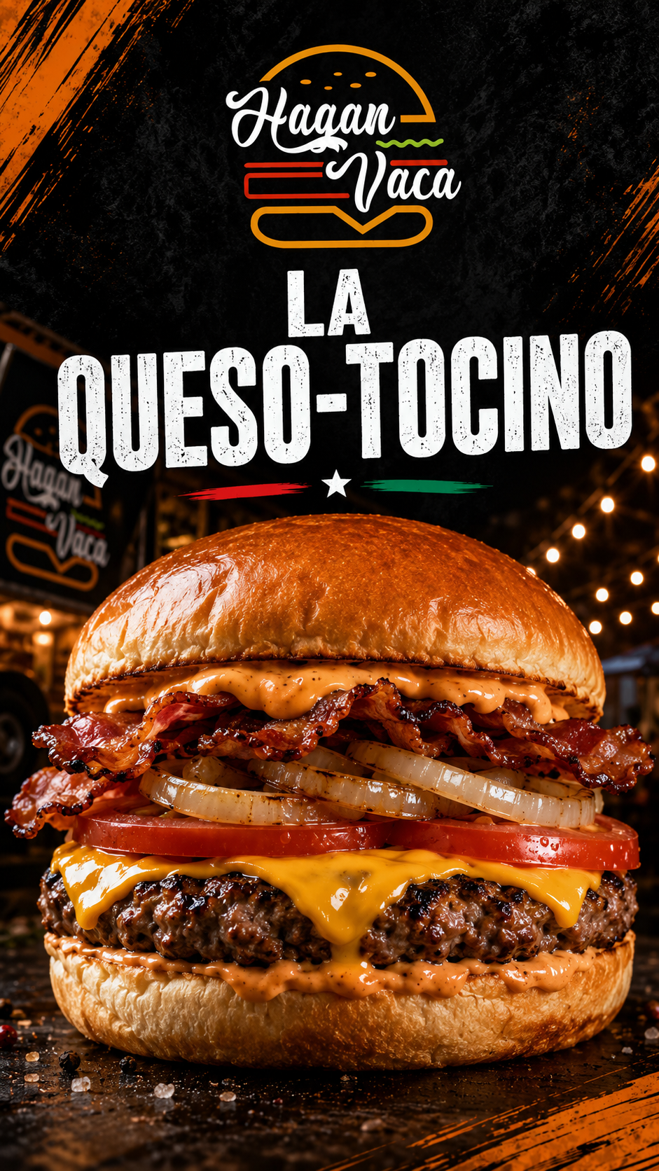 Hamburguesa Queso-Tocino